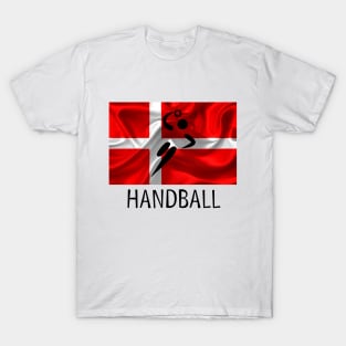 European Team Handball Basic Sport Design Denmark T-Shirt